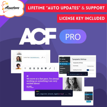 ACF Pro - Advanced Custom Fields (Lifetime Updates and all features unlocked)